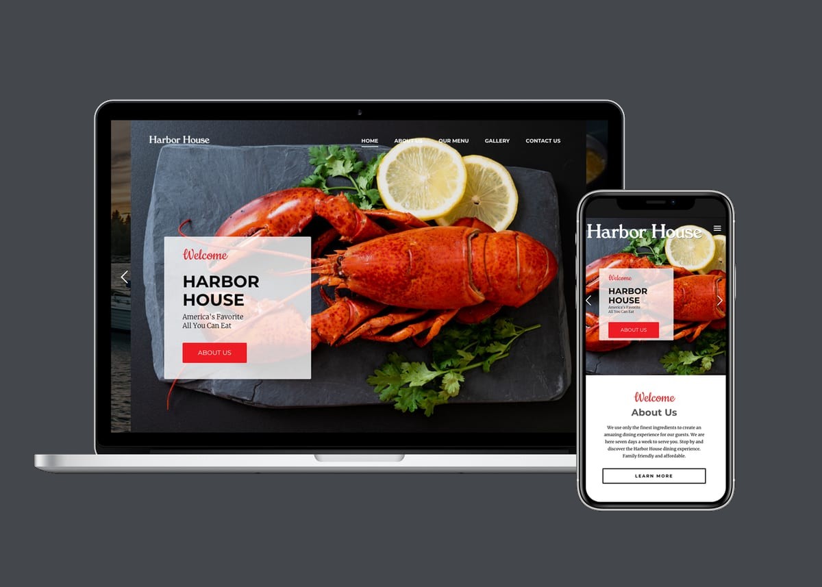 Harbor House — website designed and built by 360 Design Partners